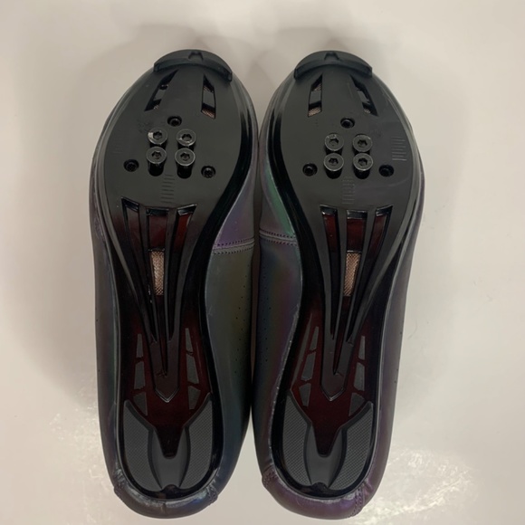 ❌SOLD❌Speed Iridescent Purple, Blue& Green Cycling Bike Shoes. EU 39, US 6.5 Men - Picture 7 of 11